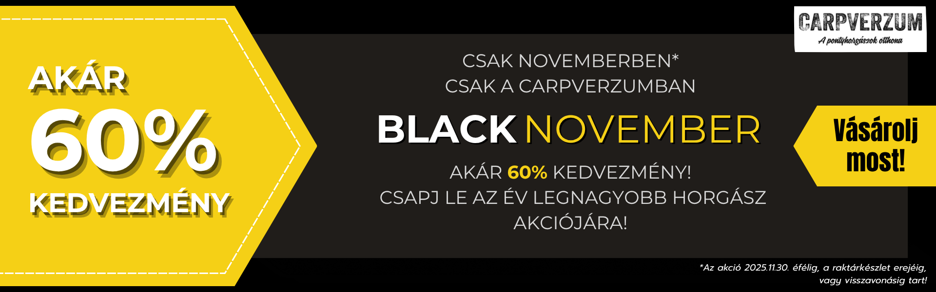 ☀️ Több száz prémium horgásztermék akár 65% kedvezménnyel – csak november 30. éjfélig! 🧊