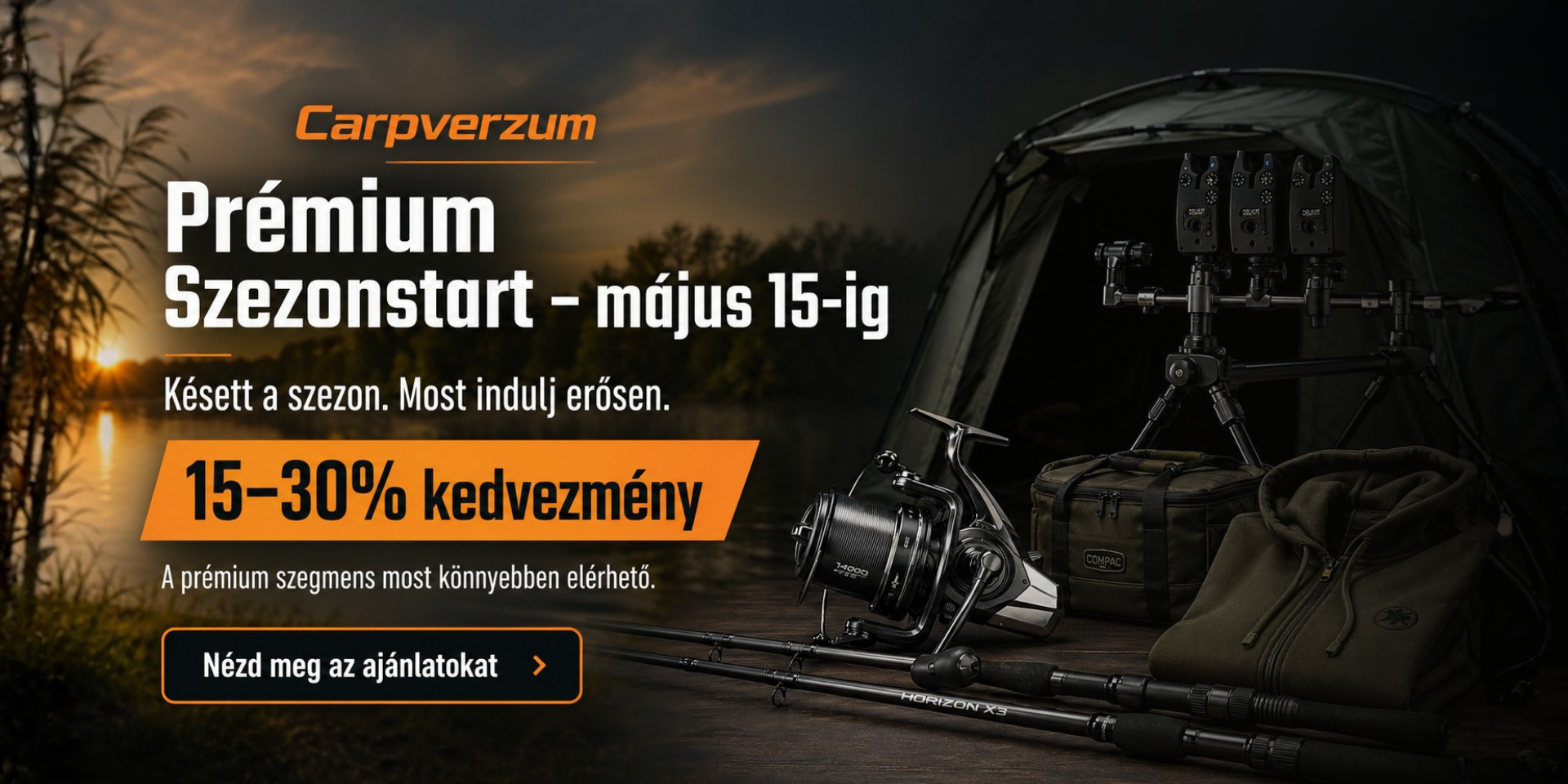 🔥 Prémium Szezonstart – május 15-ig - Késett a szezon. Most indulj erősen 🔥