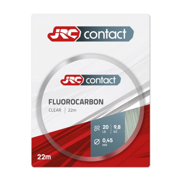 Jrc Contact Fluorocarbon Hooklink Clear 22M 20Lb Horogelőke