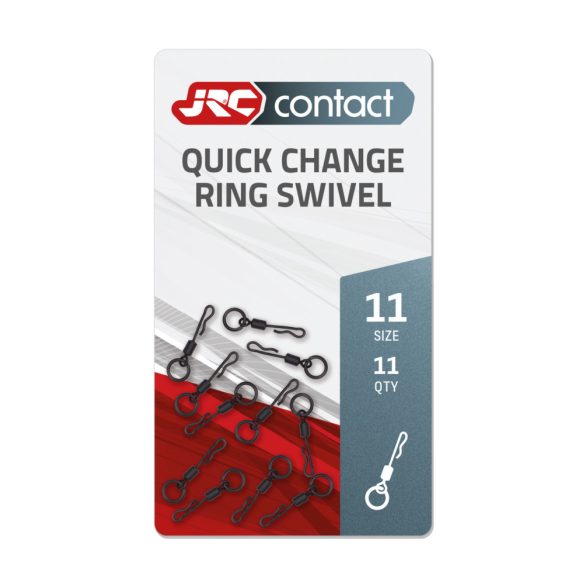 JRC Quick Change Ring Swivel Size 11  - Nagy Szemű Gyorskapocs, 11-es méret, 11 db