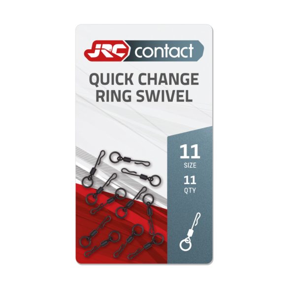 JRC Quick Change Ring Swivel Size 11  - Nagy Szemű Gyorskapocs, 11-es méret, 11 db