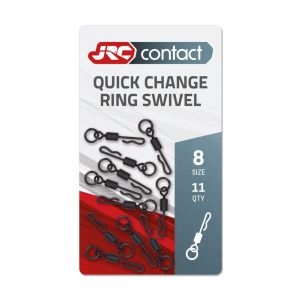 JRC Quick Change Ring Swivel Size 8  - Nagy Szemű Gyorskapocs, 8-as méret, 11 db