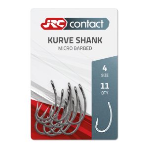 JRC, Kurve Shank Carp, 11 db, 4-es méret