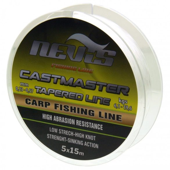 Castmaster Tapered Line előtétzsinór (5x15 m 0.28-0.57 mm)