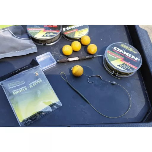 CARP ACADEMY OMEN SKINBRAID OLIVE 25LB 20M