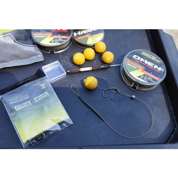 CARP ACADEMY OMEN SKINBRAID OLIVE 25LB 20M