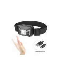 Mozgásérzékelős, akkumulátoros fejlámpa