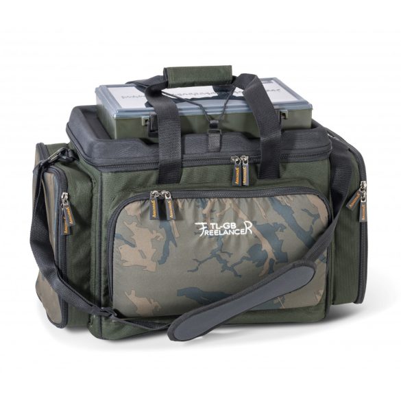 ANACONDA Freelancer Tab Lock Gear Bag táska 5db dobozzal + 9db csali tégely; 53x35x40cm