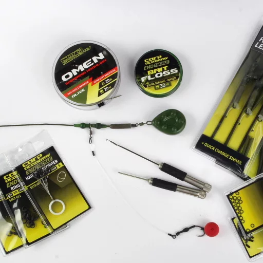 Carp Academy Komplett végszerelék ólombetétes zsinóron 3db/cs