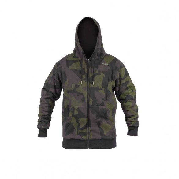 AVID Distortion Camo Zip Hoodie - cipzáras, kapucnis pulóver