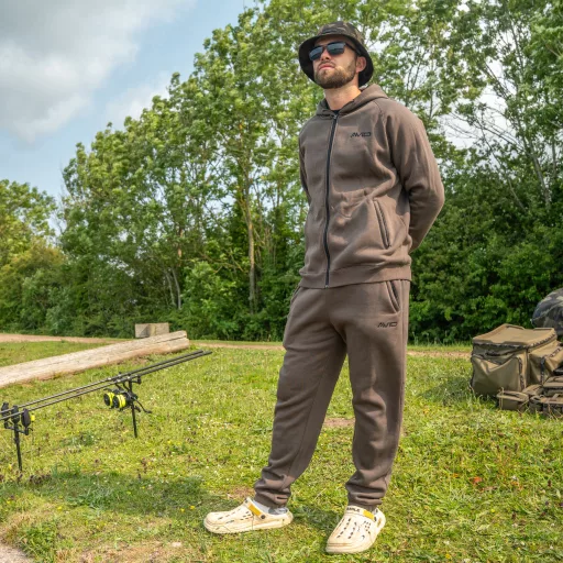 Avid Compound Zip Hoodie (Brown)