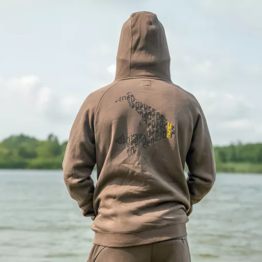 Avid Compound Zip Hoodie (Brown)
