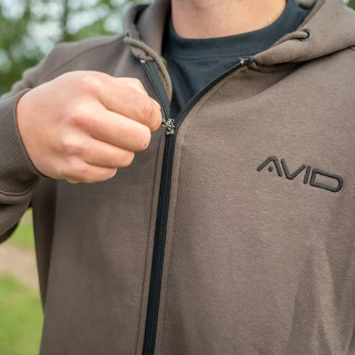 Avid Compound Zip Hoodie (Brown)