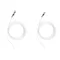 Carp Spirit Fluoro Ring Leader fluorokarbon előke 35lb Ring Swivel