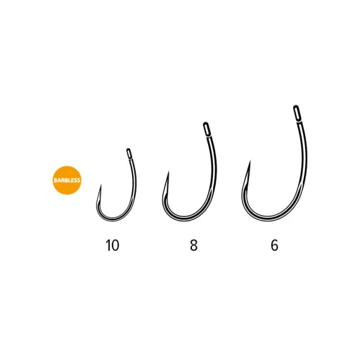 Carp Spirit SHORT CURVE SHANK ÍVELT RÖVIDSZÁRÚ HOROG 6 (szakáll nélküli)