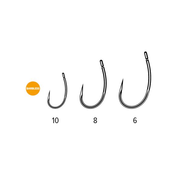 Carp Spirit SHORT CURVE SHANK ÍVELT RÖVIDSZÁRÚ HOROG 8 (szakáll nélküli)