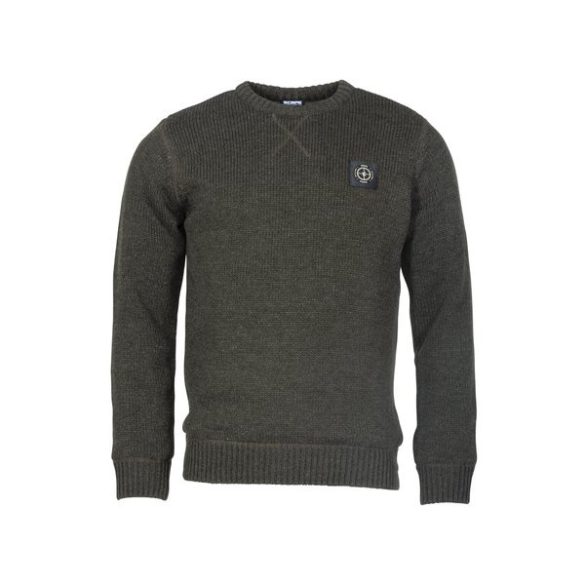 Nash Scope Knitted Crew Jumper - prémium kötött pulóver