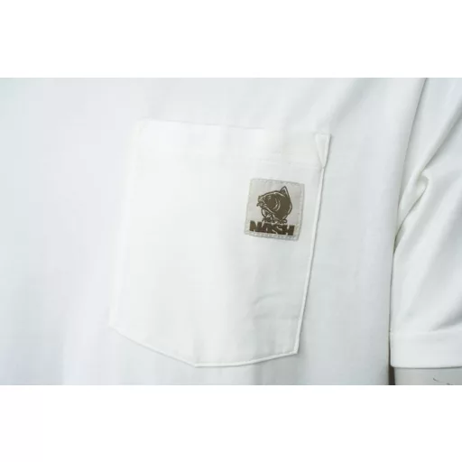 Nash Make It Happen Badge Pocket T Shirt - rövid ujjú póló (krém)
