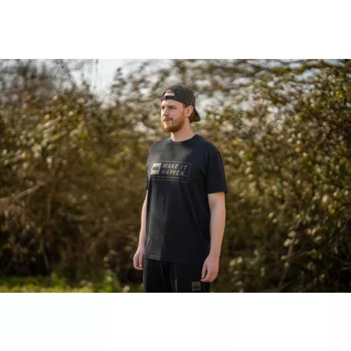 Nash Make It Happen Coordinates T Shirt Black - rövid ujjú póló
