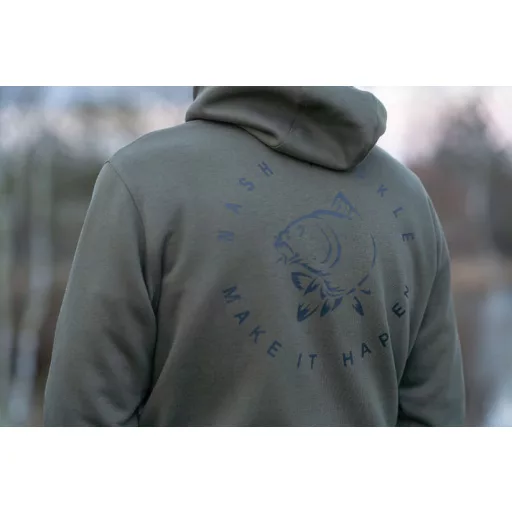 Nash Make It Happen Carp Logo Hoody - kapucnis pulóver (zöld)
