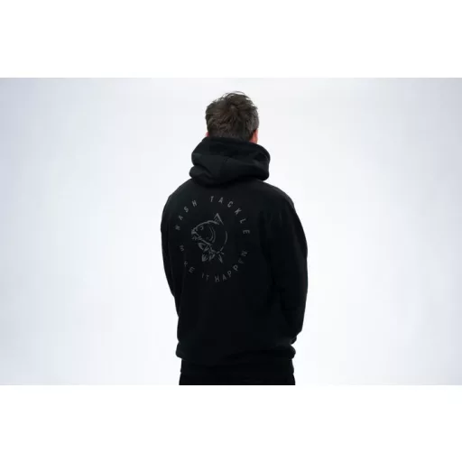 Nash Make It Happen Carp Logo Hoody - kapucnis pulóver (fekete)