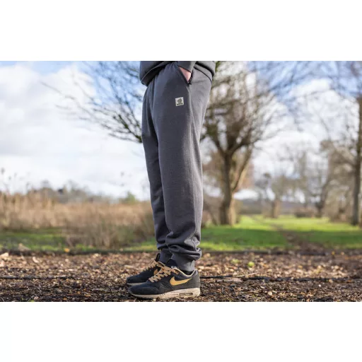 Nash Make It Happen Badge Joggers - Grey Marl
