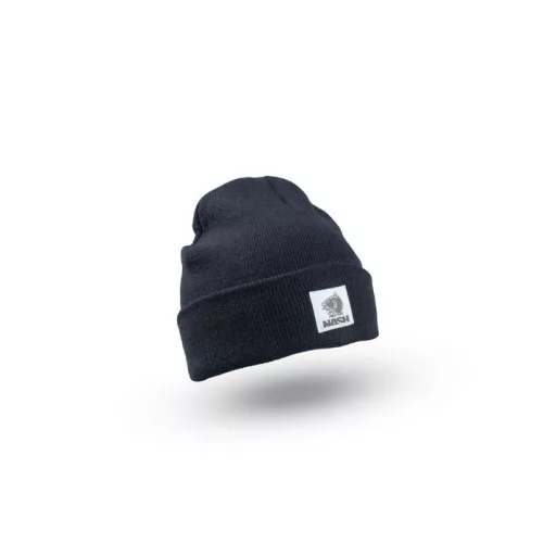 Nash Make it Happen Badge Beanie Hat - könnyű kötött sapka (fekete)