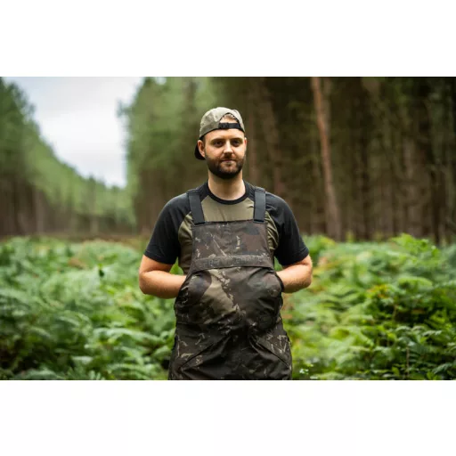 Nash ZT Helluva Waterproof Bib and Brace Camo - vízálló kantáros nadrág