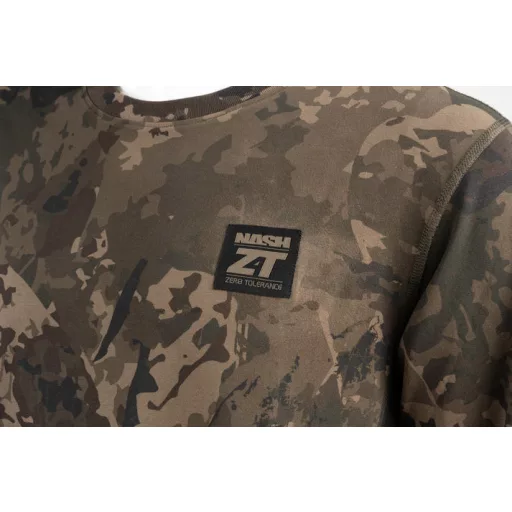 Nash ZT Lite Luxe Long Sleeve T Shirt Camo - hosszú ujjú póló