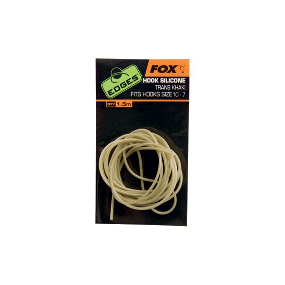 FOX EDGES™ Hook Silicone - Trans Khaki Hook 10 - 7