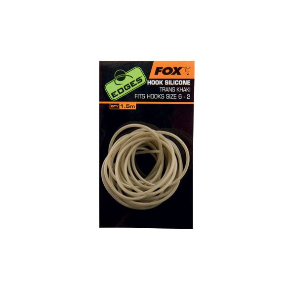 FOX EDGES™ Hook Silicone - Trans Khaki Hook 6 - 2