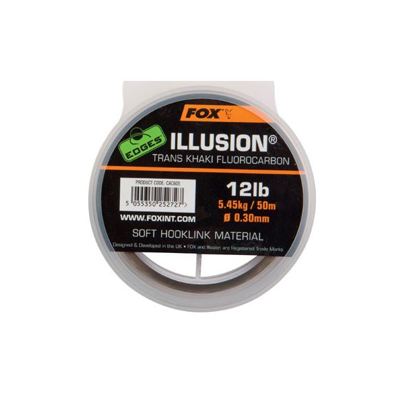 EDGES™ Illusion® Soft - Trans Khaki 12lb/0.30mm - fluorokarbon horogelőke