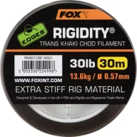   FOX Edges Rigidity Chod Filament 0.57mm 30lb x 30m trans khaki