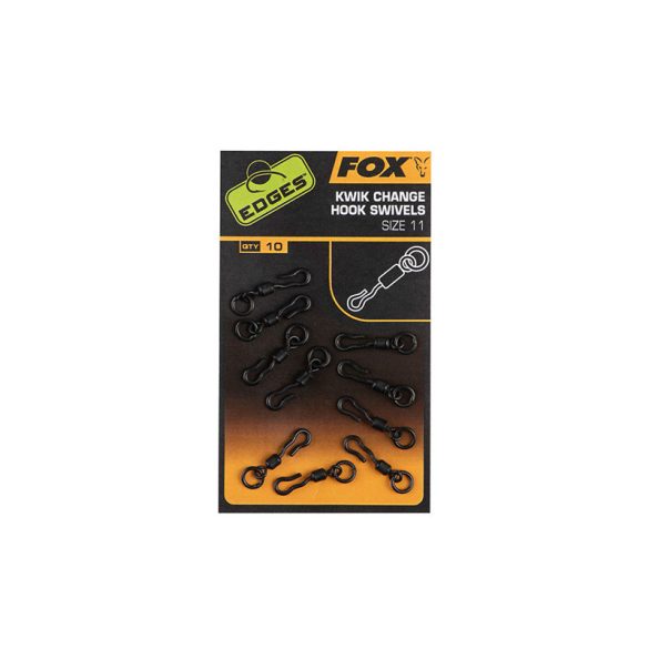 FOX Edges Kwik Change Hook Swivels - size: 11 x 10