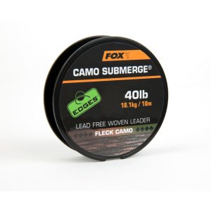 FOX SUBMERGE FLECK CAMO LEADER 10M 40LB