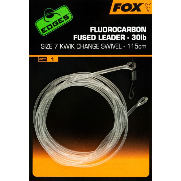 Fox Edges Kwik Change Swivel 115cm size 7 előtét zsinór forgóval