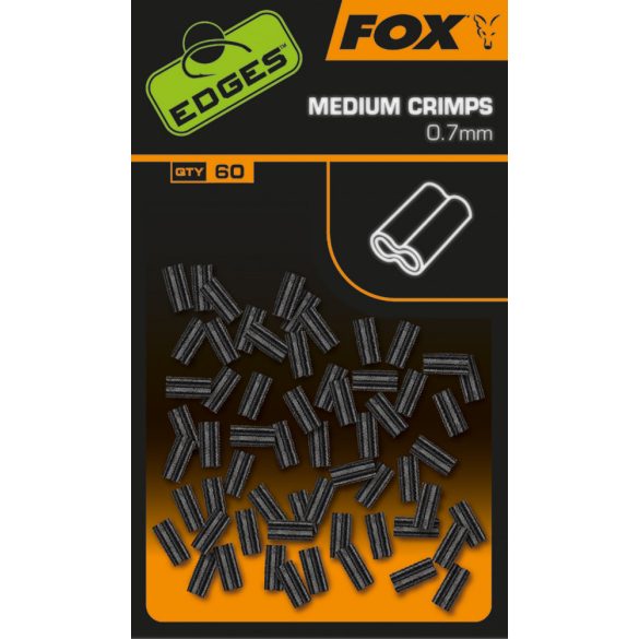FOX Edges™ Medium Crimps - krimp hüvely 0,7 mm
