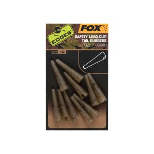 Fox EDGES™ Camo Safety Lead Clip Tail Rubbers (Size 7)