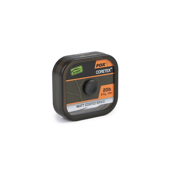 FOX NATURALS CORETEX 20 MÉTER 20 LB MATT COATED BRAID - FÉLMEREV BEVONATOS ELŐKEZSINÓR