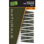   FOX EDGES™ NATURALS LEAD CLIP TAIL RUBBERS - SIZE 7 - GUMIHÜVELY