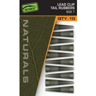   FOX EDGES™ NATURALS LEAD CLIP TAIL RUBBERS - SIZE 7 - GUMIHÜVELY