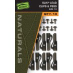   FOX EDGES™ NATURALS SLIK LEAD CLIP & PEGS - SIZE 10 - ÓLOMKLIPSZ