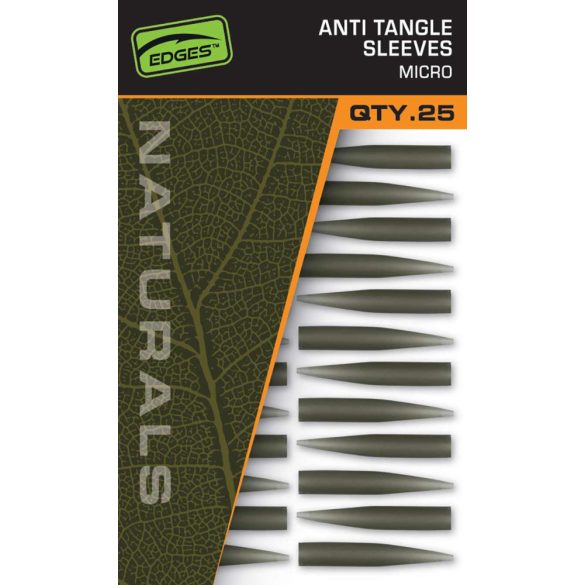 FOX EDGES™ NATURALS ANTI TANGLE SLEEVES - MICRO - GUBANCGÁTLÓ HÜVELY