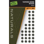 FOX EDGES™ NATURALS TAPERED BORE BEADS - 4MM - GUMIGOLYÓ HELIKOPTER SZERELÉKHEZ