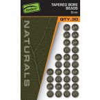   FOX EDGES™ NATURALS TAPERED BORE BEADS - 6MM - GUMIGOLYÓ HELIKOPTER SZERELÉKHEZ