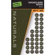   FOX EDGES™ NATURALS TAPERED BORE BEADS - 6MM - GUMIGOLYÓ HELIKOPTER SZERELÉKHEZ