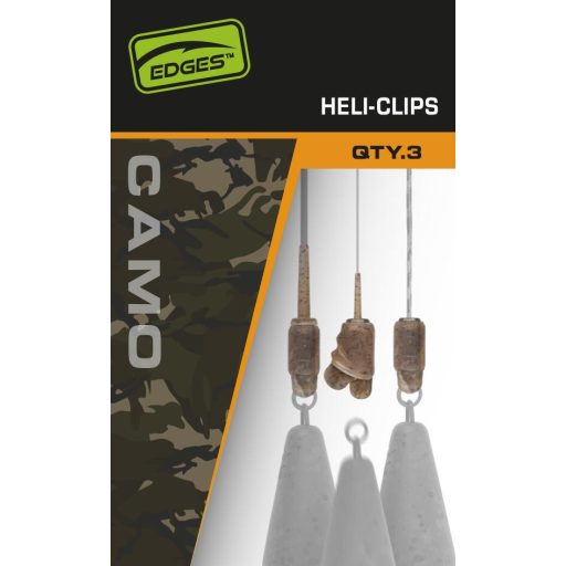 FOX Edges Camo Heli-Clip 3pcs 