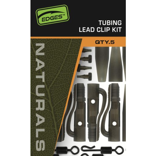 FOX Edges Naturals Tubing Leadclip Kit 5pcs