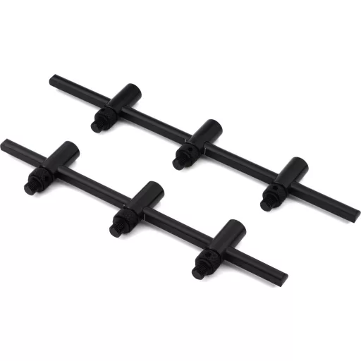 FOX Black Label Slim Adjustable 3 Rod Buzz Bars 220mm 250mm