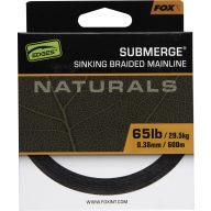 FOX Submerge Naturals Sinking Braid 600m 0.38mm 65lb 29.5kg
